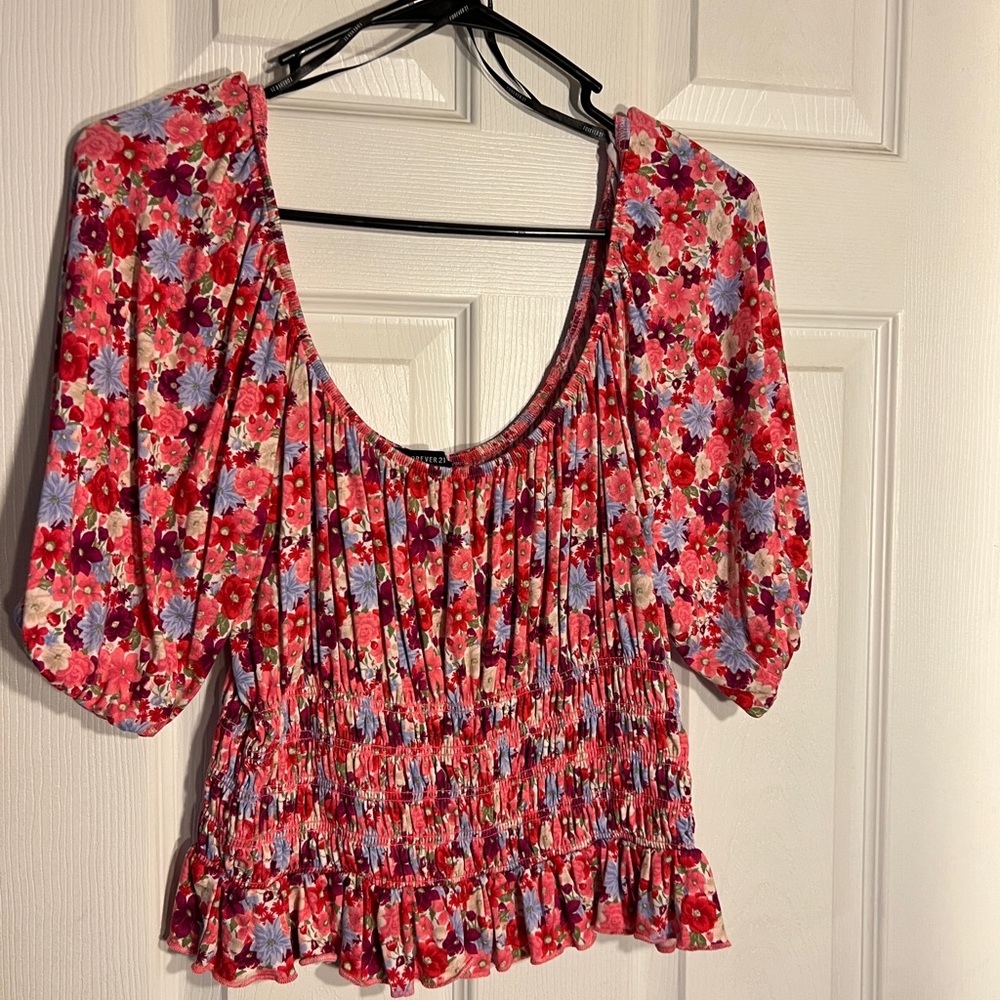 Forever 21 Floral Top